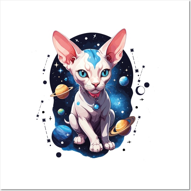 Spacecat Wall Art by ArtRoute02